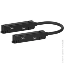 Гибкий коннектор Feron LD3002 черный