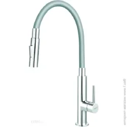 Смеситель для мойки Ferro Fitness Slim 2F Серебристый (BFS43S)