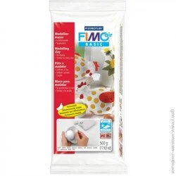 Fimo Пластика самозатвердевающая белая 500 г масса для лепки