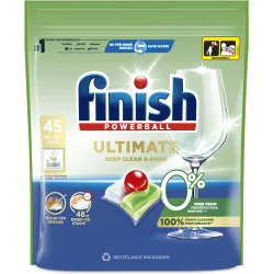 Капсули для посудомийних машин Finish Ultimate 0% 45 шт (5908252014781)