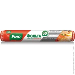 Фольга алюминиевая Fino (Мелочи Жизни) Фольга пищевая 20 м алюминиевая