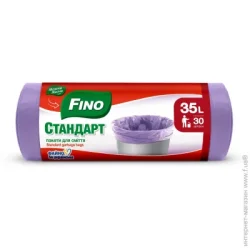 Мешки для мусора Fino (Мелочи Жизни) Мешки для бытового мусора Стандарт стандартные 35 л 30 шт.