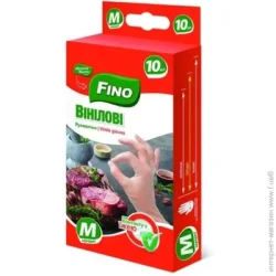 Fino (Мелочи Жизни) Перчатки виниловые стандартные р.M