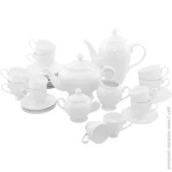 Fiora Сервіз для чаю та кави Bianco 34 предмета на 6 персон