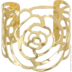Серветниця Fiora Набір кілець для серветок Golden Flower 6 шт.