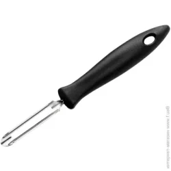 Овощечистка Fiskars Нож с подвижным лезвием Essential для чистки овощей 6 см Black (1023787) нержавеющая сталь, полипропилен
