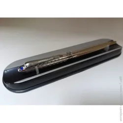 Flair Ручка кулькова 1058 синя РШ Regent хромований корпус із синім каменем