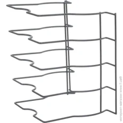 Подставка Flamberg Держатель настольный для крышек и досок черный