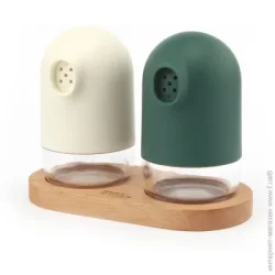 Flamberg Набор для соли и перца Duck green/milk white 14,8х7,3 см