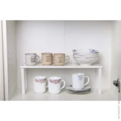 Flamberg Полка Spice Small 460х140х160 мм настольная для шкафа для тумбы белая DG-4614