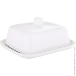Flamberg Маслянка з кришкою White 16.5x13.3x8 см