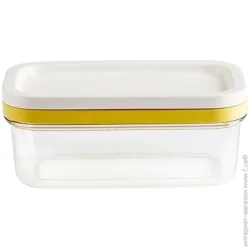 Flamberg Маслянка з пластиковою кришкою White 16.5x9.5x7 см