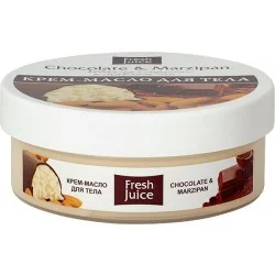Крем-масло Fresh Juice Chocolate & Marzipan с маслом ши (4823015925825)