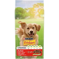 Сухой корм Friskies Корм сухой Active повышенная активность с говядиной 15 кг