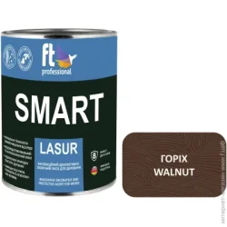 Ft Professional Захисний засіб SMART LASUR горіх шовковистий мат 0,9 л