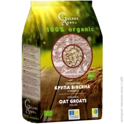 Galeks-Agro Крупа овсяная плющенная органическая 800 г