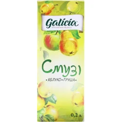 Galicia Яблуко-груша 200 мл з м'якоттю (4820151002199)