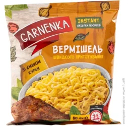 Garnenka Вермишель быстрого приготовления со вкусом курицы негостра 60 г 60 г