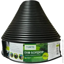 Бордюрная лента Gartec Экобордюр Оптимальный  20м черный