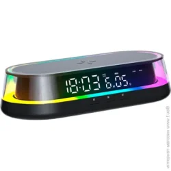 Настольные часы Gelius Часы настольные с беспроводной зарядкой Time Bridge 2 GP-SDC02