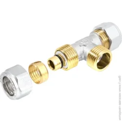 Фітинг General Fittings Трійник зовнішня 1/2-20x2.0 GF