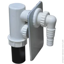 Ghidini Сифон для стиральной машины POLO 40 внутренний (INOX)