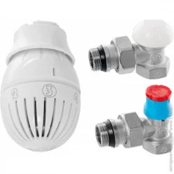 Giacomini Комплект термостатических кранов радиаторный R470FX003 угловой