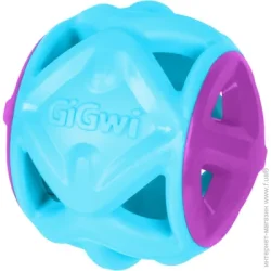Gigwi Игрушка для собак Мяч Basic 9 см голубой