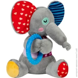 Gigwi Игрушка для собак Plush Слоненок с кольцом 16 см