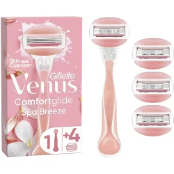 Бритва Gillette Venus Comfortglide Spa Breeze с 4 сменными картриджами (7702018469727)