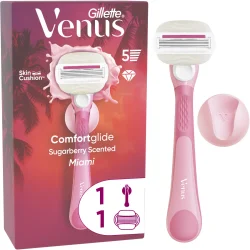 Gillette Станок для бритья Miami Sugarberry с 1 сменным картриджем