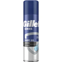 Gillette Гель для гоління Series, що очищає з вугіллям 200 мл