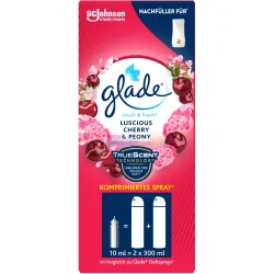 Освежитель воздуха Glade Сменный баллончик для микроспреем Пион и сочные ягоды 10 мл