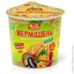 Golden Dragon Вермишель со вкусом овощей (не острая) 80 г 80 г