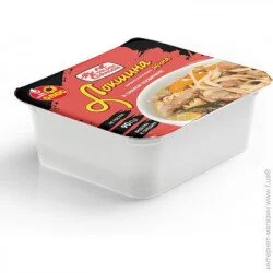 Golden Dragon Лапша яичная со вкусом говядины не острая лоток 90 г 90 г