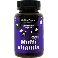 Мультивітамінний комплекс Golden Pharm Мультивітаміни для дорослих веганський мармелад жев. 60 шт/уп.