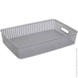 Gondol Plastic Кошик для зберігання G561 KANGAROO-Midi сірий 270x405x80 мм