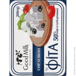 Good Milk Сыр мягкий «ФИТА» 50% жира, 200г