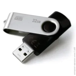 Флешка USB 2.0 Goodram Twister 32GB Black (UTS2-0320K0R11)