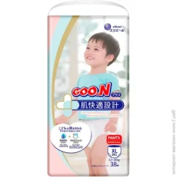 Одноразові Підгузки-трусики Goo.n Plus Розмір Big XL (12-20 кг) унісекс 38 шт (4902011843415)