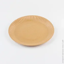 GoPack Тарілка картонна крафт 200 мм 10 шт.