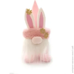 Gotoart Декорация пасхальная "Гном "Квітозар", рожевий, 23см