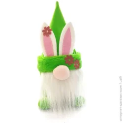 Gotoart Декорация пасхальная "Гном "Квітозар", зелений, 23см