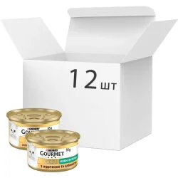 Консерва для котів Gold ніжні биточки з індичкою і шпинатом 12 шт. 85 г