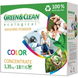Пральний порошок для кольорових речей Green Clean Ecological 1350 г (4260700180594)