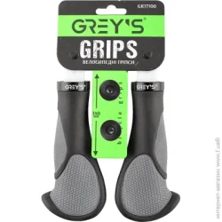 Greys Грипсы руля эргономичные GR17100 с зональным покрытием 2шт.