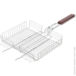 Решітка для гриля Grill Me Решітка-гриль подвійна хромована BQ-020