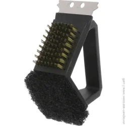 Щетка для чистки Grilland Щетка для барбекю с пластиковой ручкой 15 см BR-2702