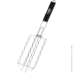 Решітка для гриля Grilland Решітка-гриль для сосисок і ковбас хромована 54х22,5х12 см BQ2133