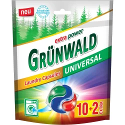Капсулы для стирки Grunwald Universal Горная Свежесть 12 шт (4260700182123)